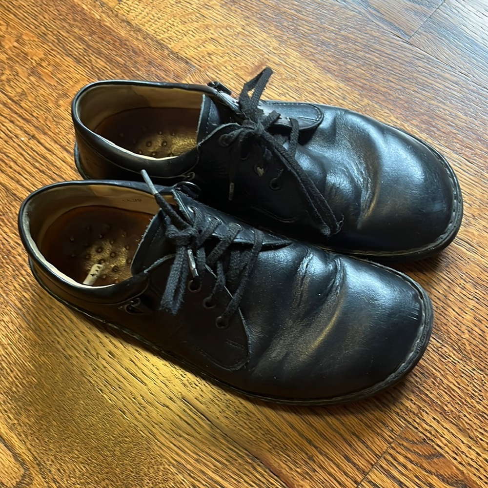EUC Finn Comfort Black German Leather Shoes 39/6.5-7 Men’s